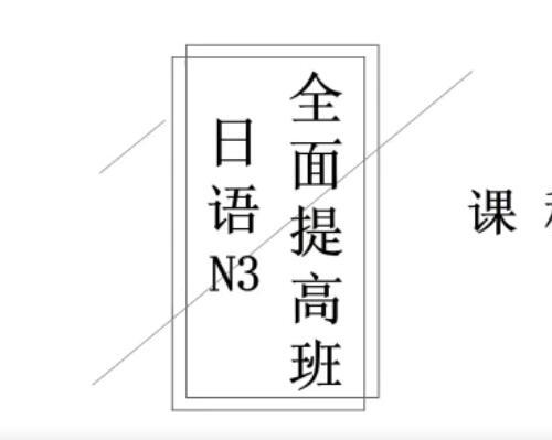 日语N3全面提高班视频课程18课 N3真题解析